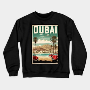 Dubai United Arab Emirates Vintage Travel Tourism Crewneck Sweatshirt
